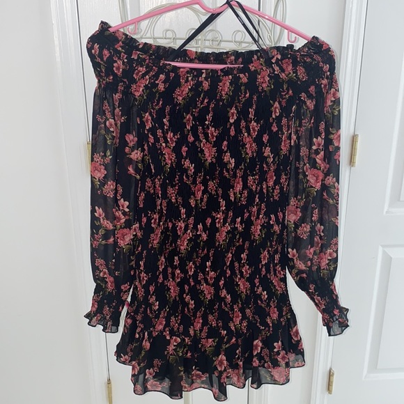 Forever 21 Off-The-Shoulder Floral Print Dress - Picture 3 of 10
